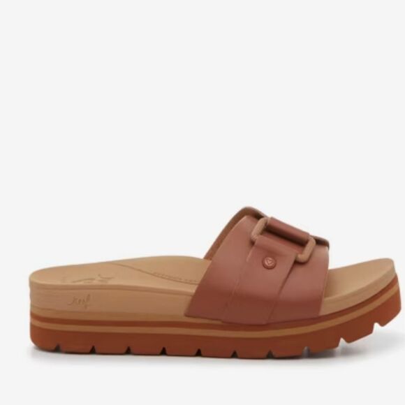 Reef Banded Horizon Buckle Slide Sandal- Brown - Picture 1 of 12